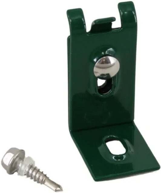 Galaflor Wandhalter für Doppelstabmatten 60x40mm in Grün - Bild 1