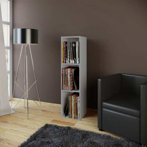 VCM Regal Offas 3 in Grau aus Holzwerkstoff, B/T/H: 29 x 34 x 107 cm - Bild 2