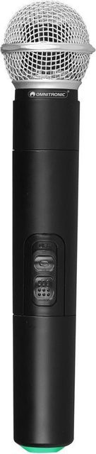 Omnitronic UHF-E Serie Handmikrofon 520.9MHz in Schwarz - Bild 1