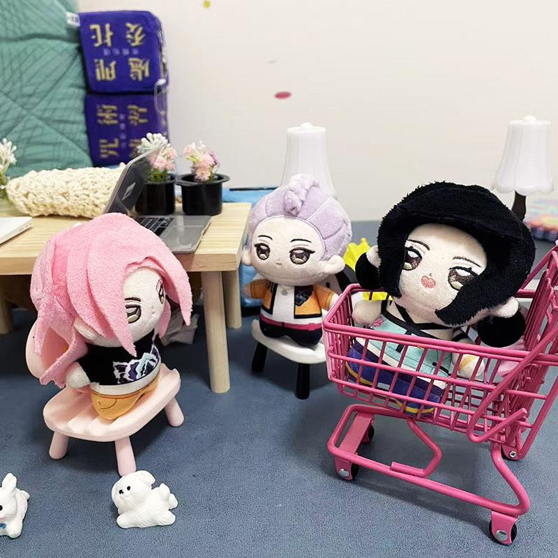 HUNTR/X Rumi Mira Zoey KPop Dämonenjäger Plüschanhänger Baumwollpuppen 10cm - Bild 4