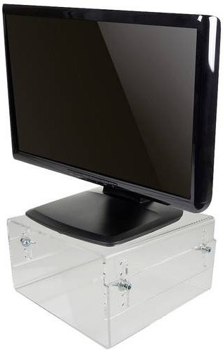 Neomounts NSMONITOR40 Monitor-Erhöhung in Transparent - Bild 1