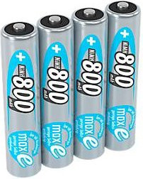 Ansmann NiMH Akku Micro AAA 800 mAh, Farbe: Silber, 4 Stück - Bild 2