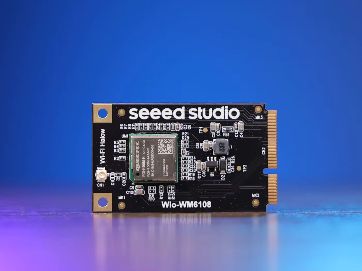 Quectel FGH100M-H Wi-Fi HaLow Mini PCIe-Modul WM6108, 902-928 MHz, Schwarz, ideal für Smart-Home- und IoT-Anwendungen - Bild 2