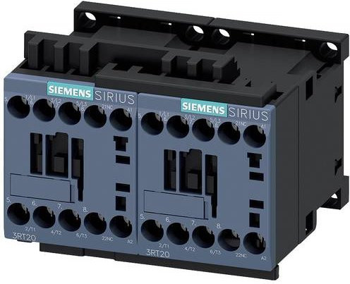 Siemens Wendeschützkombination 3RA2317-8XB30-1AP0, 3 Schließer, 11 A, 690 V/AC, grau - Bild 1