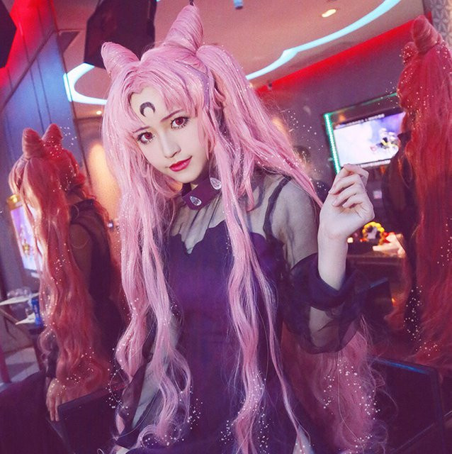 ManManGuGu Sailor Moon Kleine Dame Serenity Perücke, Schwarz, Zubehör - Bild 1