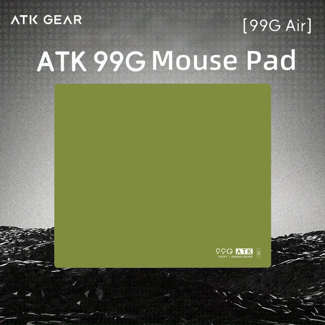 ATK 99G AIR XSoft eSport Gaming-Mauspad in Schwarz mit genähtem Rand und rutschfester Unterseite - Bild 1