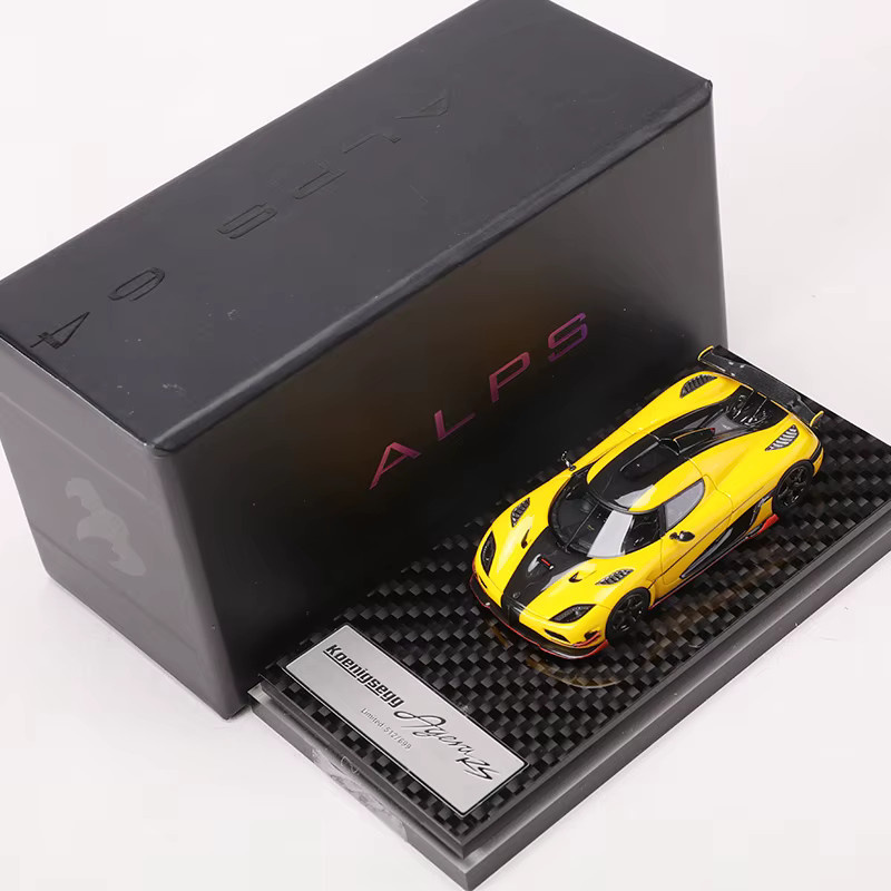 GRYNING Alps RS1/ML Harzmodellauto, 1:64, Gelb, Metall - Bild 3