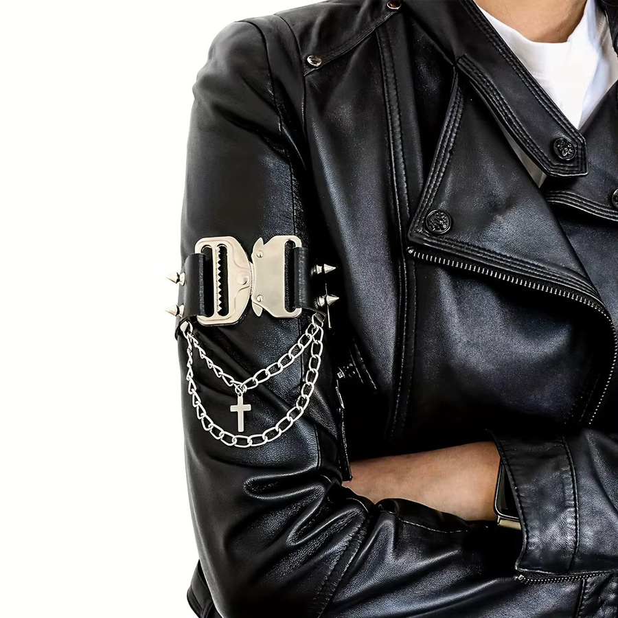 fullyoung Armmanschette Kunstleder, Gothic, Herren - Bild 2