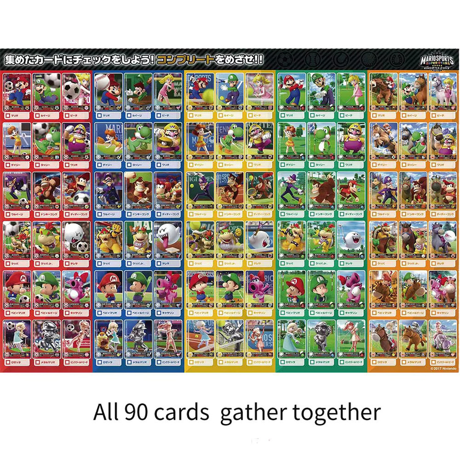 ARTSWIFT Nintendo Amiibo-Karten Mario Sport Superstar, Zubehör, 90-teiliges Set - Bild 3
