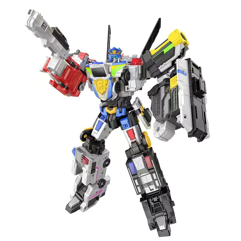 MiniForce Justice Titan, 5-Fahrzeug-Kombinations-Transformationsroboter, Actionfigur, 5-teiliges Set - Bild 2
