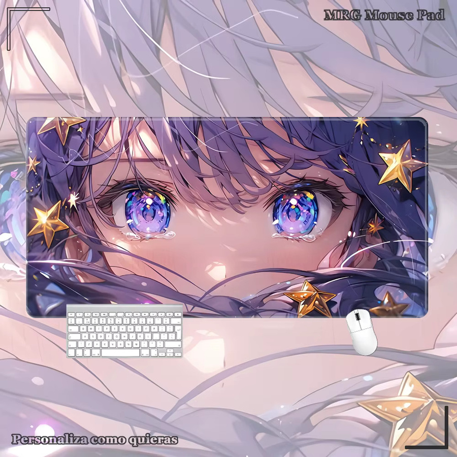 Mairuige Anime-Mauspad Arcane Eye-Schüler, Tischmatte für Gamer, B/T: 90 x 40 cm, multicolour - Bild 2