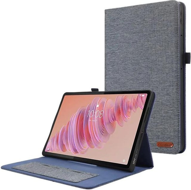 Lenovo Tab Plus 11.5 Zoll Schutzhülle aus Flip-Oxford-Stoff in Grau - Bild 1