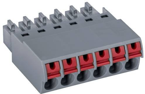 PTR Hartmann Leiterplattensteckverbinder grau, 8 Polzahl, Rastermaß: 3.5mm, 54541080401D - Bild 1