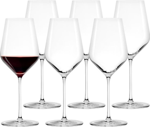 Stölzle Lausitz Rotweingläser Starlight, 6er Set, transparent, 510 ml pro Glas - Bild 1