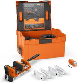 FEIN VersaMAG Magnetschraubstock Set in Orange mit 100 mm Backenbreite - Bild 1