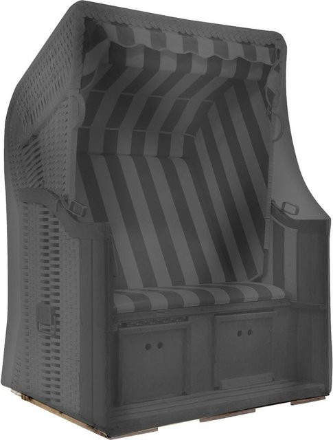 Tepro Universal Abdeckhaube für großen Strandkorb in Schwarz aus Polyethylen und EVA - Bild 1