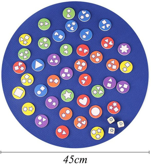 Kidsly Holzbrettspiel Memory Schach Matching Game, ab 3 Jahre - Bild 1