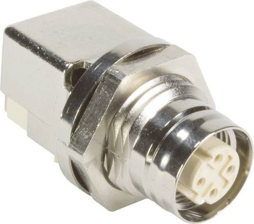 HARTING Leiterplattenadapter 21033814436 aus Messing in Silber mit 4 Polen - Bild 1