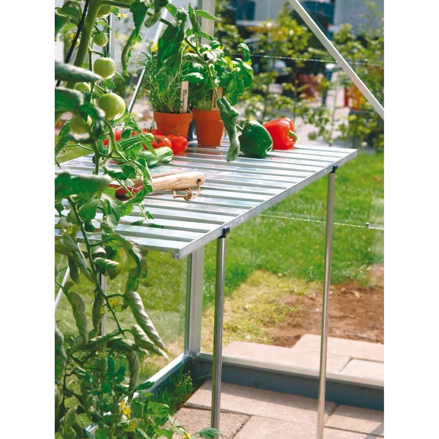 Abklappbarer Vitavia Alutisch in Alu-Blank/Silber, B/T: 120 x 56 cm - Bild 2