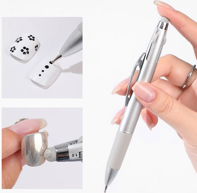 KANIU 5-in-1 Nail-Art-Stift, Mischstift, Strass-Applikator - Bild 1