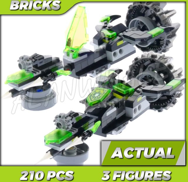 Nexoes Knights 2in1 Twinfector-Fahrrad mit Dual Critter Shooters Flyer 10815, Bausatz, 210-teiliges Set - Bild 1