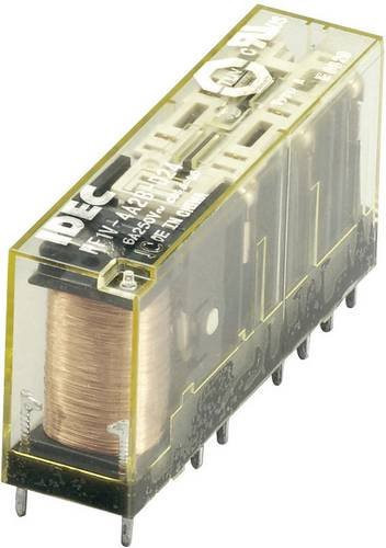 Idec RF1V-5A1BL-D24 Printrelais 24 V/DC 6A mit 5 Schließern und 1 Öffner in transparent - Bild 1