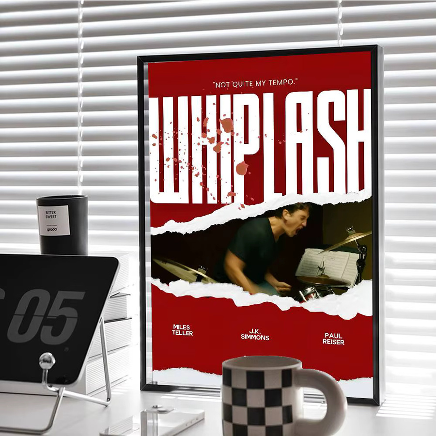 Kayou Whiplash-Poster, Vintage Wandaufkleber in Multicolour, Rechteckig, B: 20,0 cm, H: 20,0 cm - Bild 4