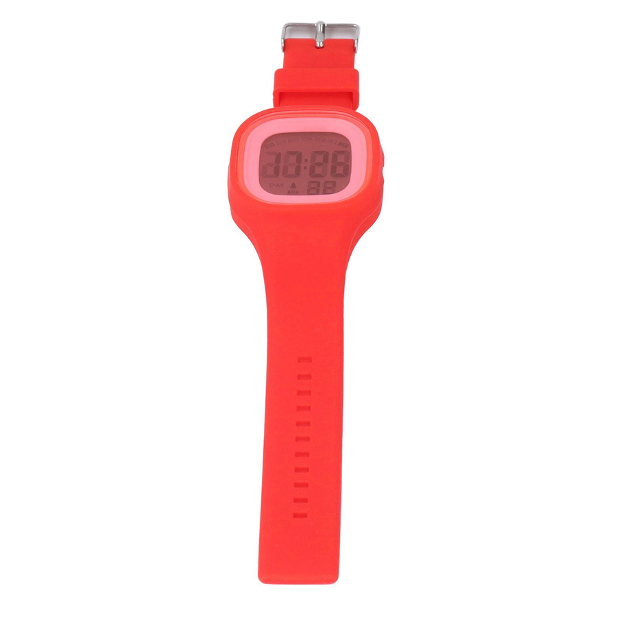 Digitaluhr Kinder, rot, Alarm, 5 ATM, Kunststoff, Silikon - Bild 2