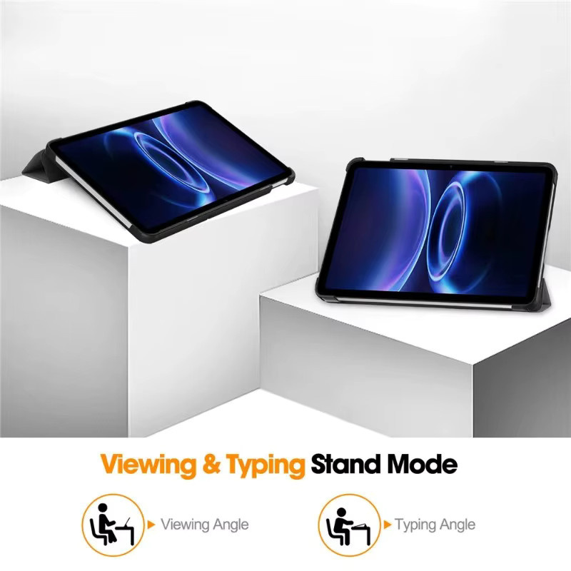 ZNOVAY Smart Case für Xiaomi Redmi Pad 2 SE 9,7 Zoll, faltbare Flip-Hülle mit Standfunktion und Auto-Schlaf/Aufwach-Funktion, Farbe: Grün - Bild 2
