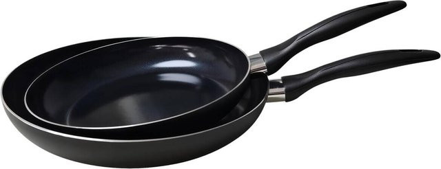 Sensation Pfannenset aus Aluminium, 2-teilig, Schwarz - Bild 1