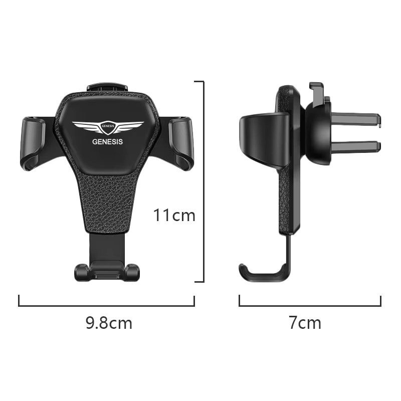 Universal-Autotelefonhalter für Genesis G80 GV70 GV80 GV60 G70 Essentia Neolun G90 GV90 in Schwarz für das Armaturenbrett - Bild 6