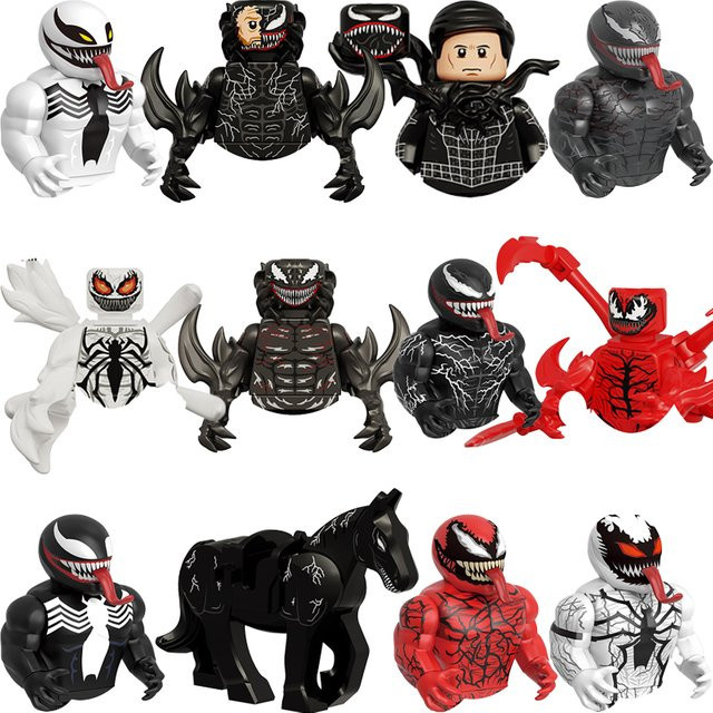 Camage Legends Venom mit Pferd, Bausteine Mini-Actionfiguren, Anti-Venom - Bild 1