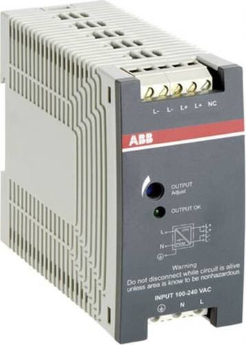 ABB Hutschienen-Netzteil 2.5A DIN-Rail Grau 1SVR427032R0000 - Bild 1