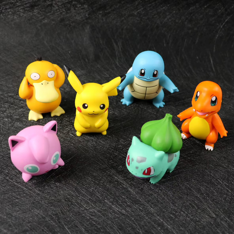 Bandai Pokémon Actionfiguren, 6-teiliges Set, Mini-Modell-Sammlung - Bild 2