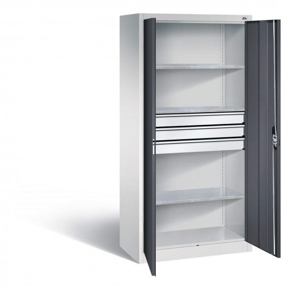 BIGBOXX Werkzeugschrank mit Schubladen in Weiß - Bild 1