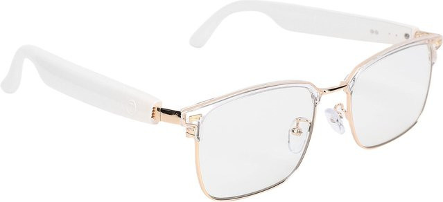 Smarte Sonnenbrille von ZuiyouSports1 in Weiß mit Bluetooth, integriertem Lautsprecher und Mikrofon, semi-rimless Design für Unisex - Bild 1