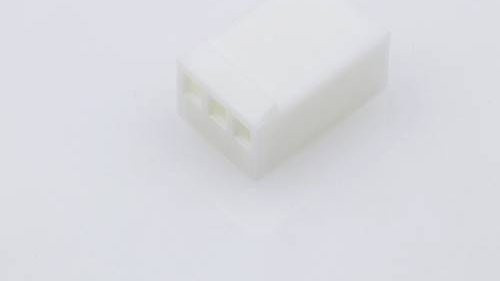 Molex Buchsengehäuse-Kabel in Weiß mit 3 Polzahl und 2,54 mm Rastermaß - Bild 1