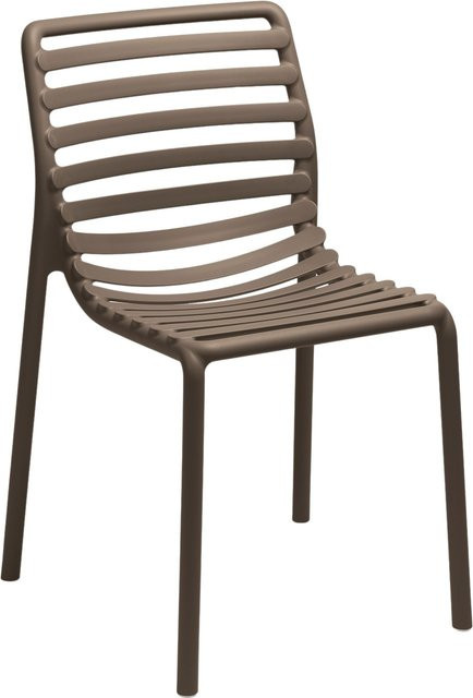 Nardi Doga Bistrostuhl aus Fiberglas in Braun Matt - Bild 1