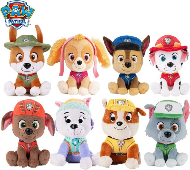 Paw Patrol Chase Skye Everest Tracker Katze, Plüsch Puppe - Bild 1