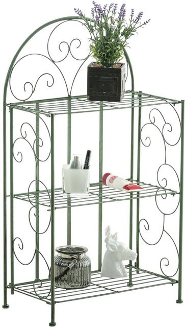 TPFGarden Standregal Rosi Pflanzregal aus Metall in Antik-Grün B: 45,5 cm, T: 24,0 cm, H: 81,5 cm - Bild 1