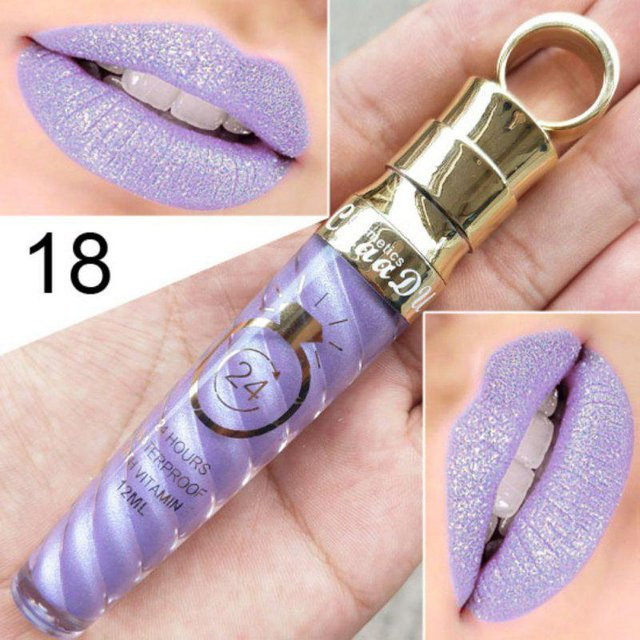 CmaaDu Flüssiger Lippenstift, schimmernd, Damen - Bild 1