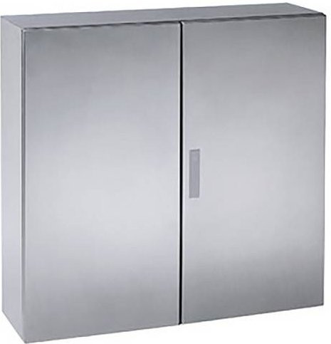 Schneider Electric Spacial S3X Edelstahl Schaltschrank mit Scotch Brite Finish in Silber, H: 60 cm, B: 120 cm, T: 30 cm - Bild 1