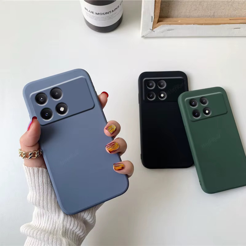 Stoßfeste Silikon Schutzhülle für Xiaomi Poco X6 Pro X6 X5 X4 Pro in Rot - Bild 2