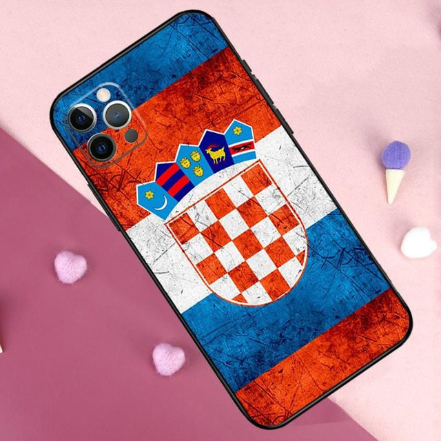 Kroatien Flagge Handyhülle für iPhone Modelle von 11 bis 17 Pro Max in Multicolor von Binchi Health Electronics - Bild 1