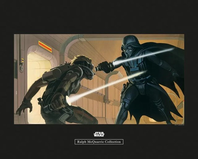 Komar Star Wars Wandbild Hallway Paper Poster Multicolor B: 50 cm, H: 40 cm - Bild 1