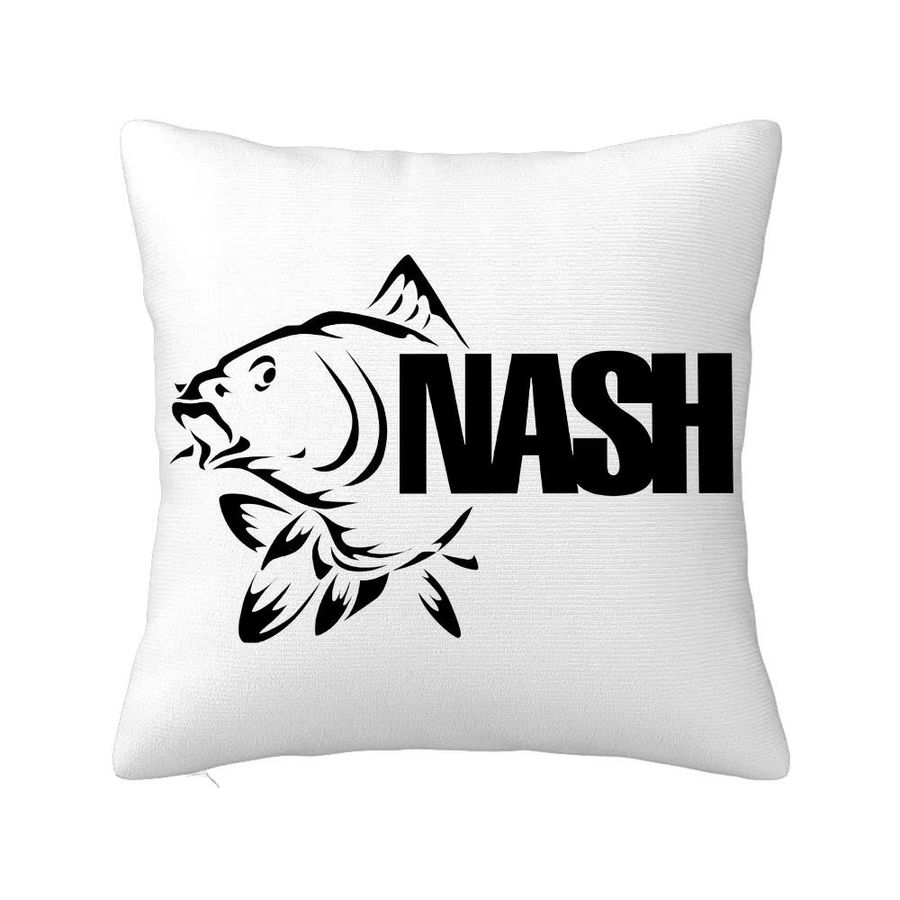 N-Nash Fishing Logo Kissenbezug aus kurzem Plüsch für dein Sofa und deine Heimdekoration - Bild 5