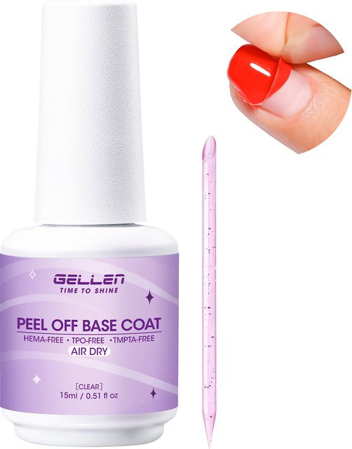 GELLEN Gel-Lack Abziehbarer Unterlack, Clear, Glänzend - Bild 1