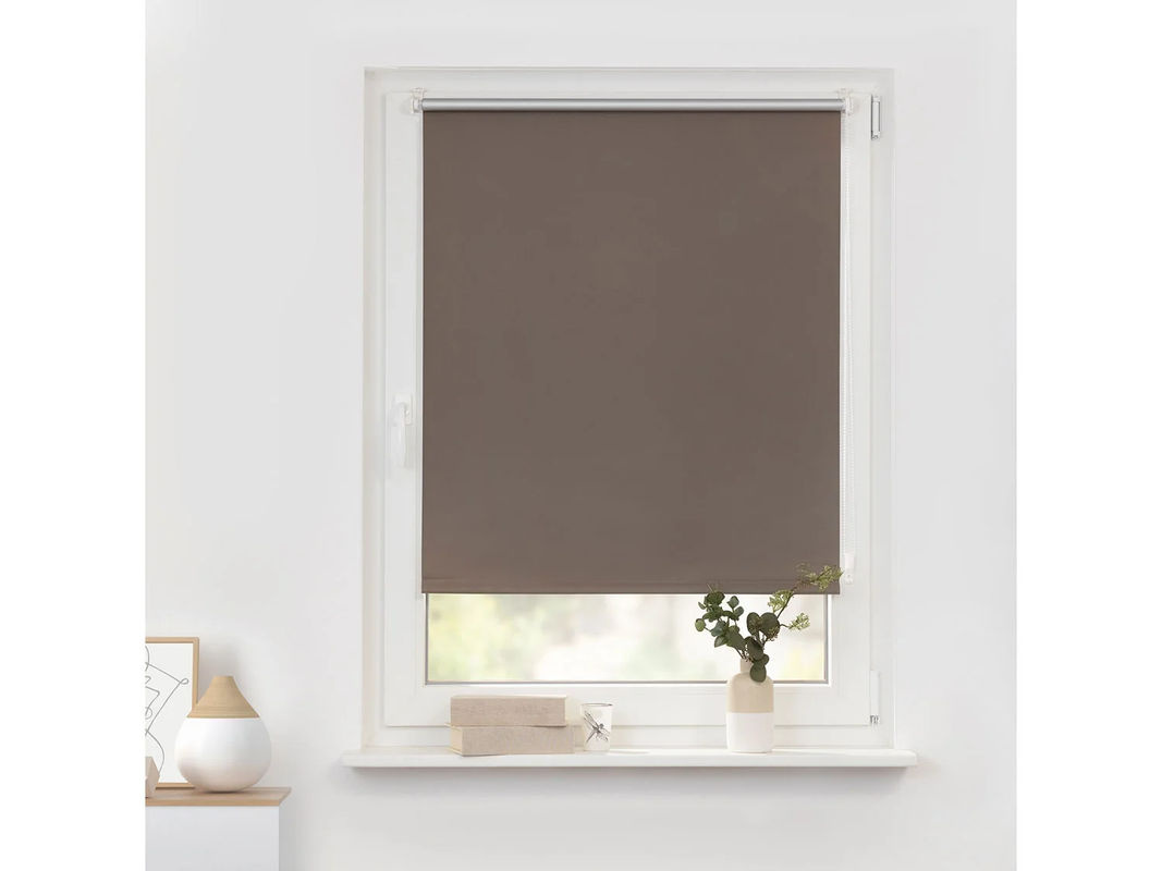 LICHTBLICK Thermo-Rollo Klemmfix Verdunkelnd, Taupe/Grau, B: 95 cm, H: 150 cm - Bild 2