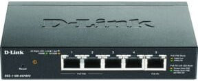 D-Link DGS-1100-05PDV2 Gigabit Smart Switch mit 5 Ports und PoE-Funktion in Schwarz - Bild 3