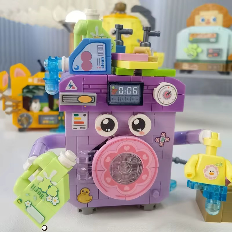 Szxhf Mini-Baustein-Toaster, TV-Set, Modell, Bunt / Mehrfarbig - Bild 2